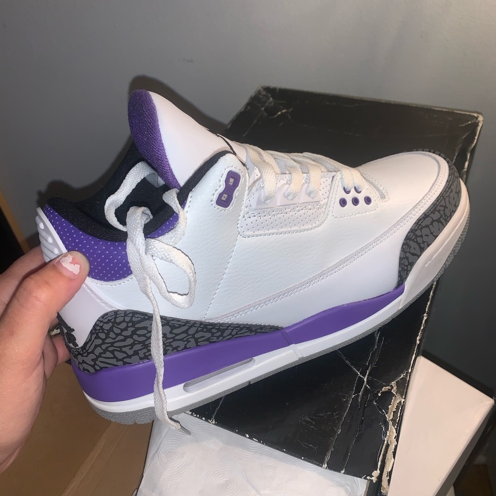 Nike Purple and White Sneakers